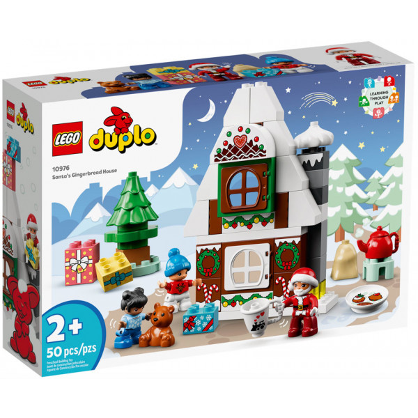 Lego Duplo 10976 - Casa di pan di zenzero di Babbo Natale 