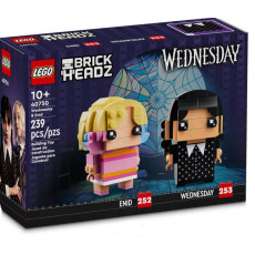 Mercoledì ed Enid BrickHeadz